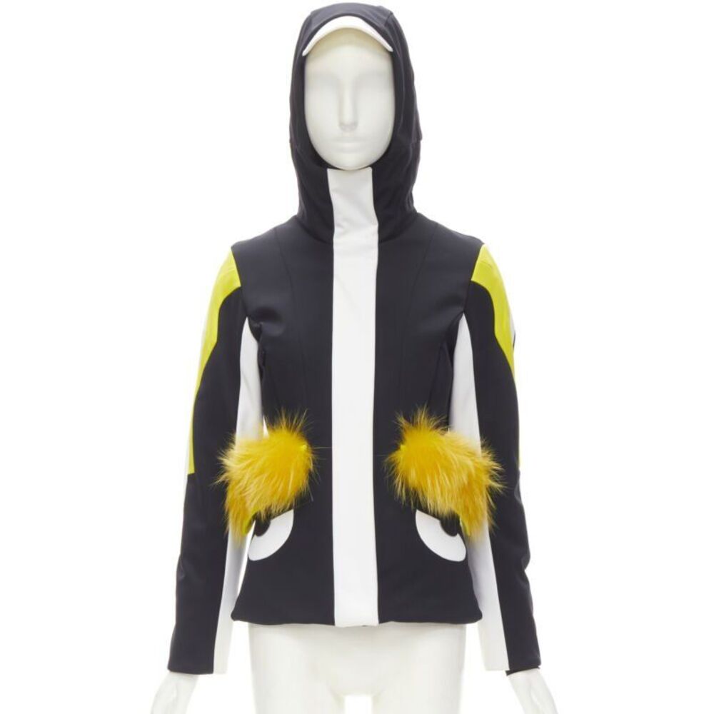Fendi Fur Trim Ski Jacket